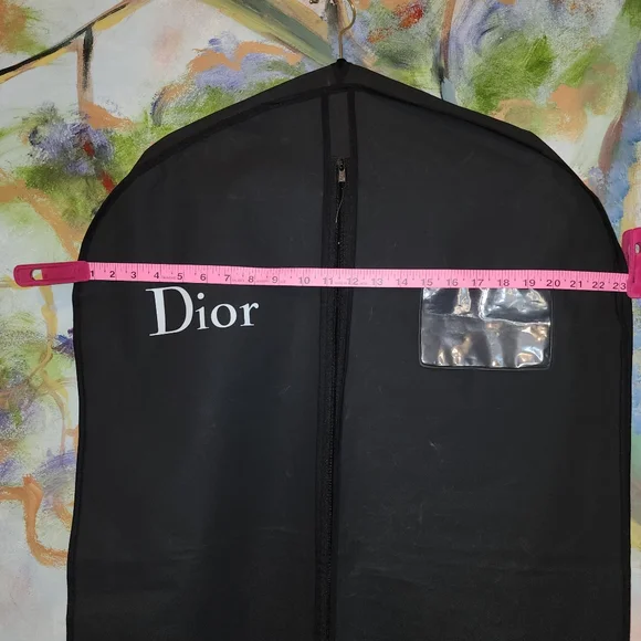 Christian Dior Zip Black Garment Bag NWOT.